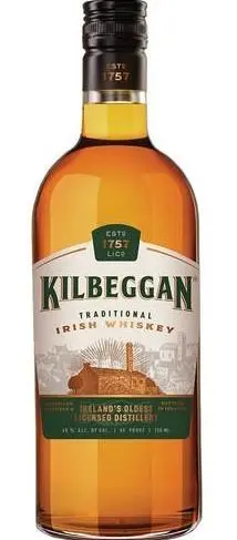 Kilbeggan Irish Whiskey 750Ml 1