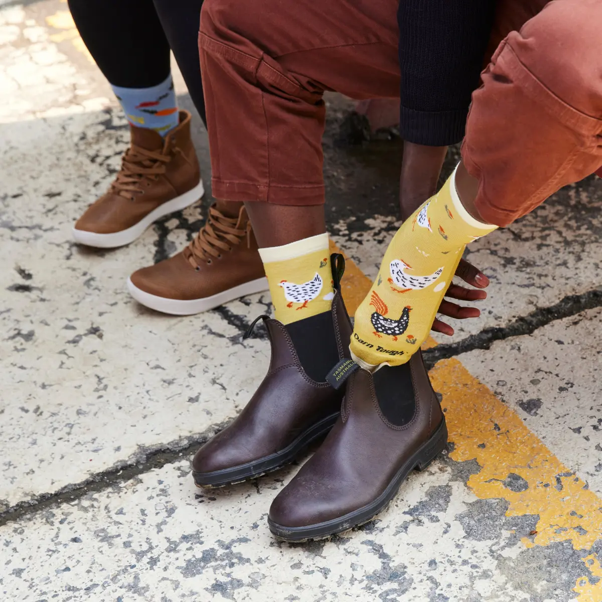 Women's Mother Clucker Crew Lightweight Lifestyle Socks 4