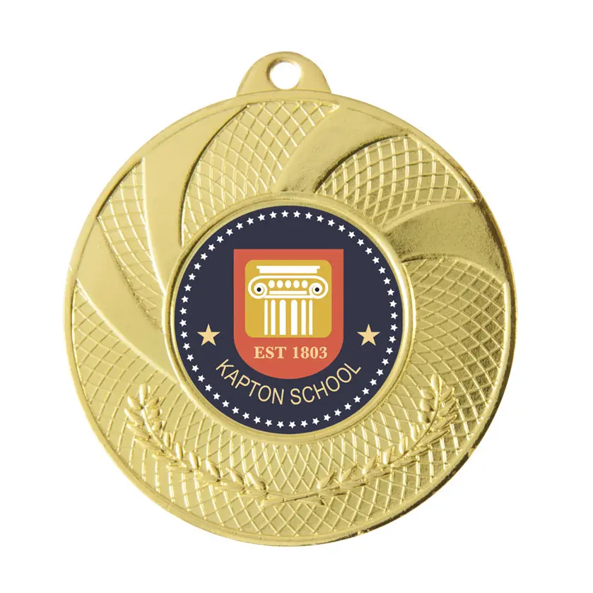 Budget Medal - Wreath & Fan Design 1