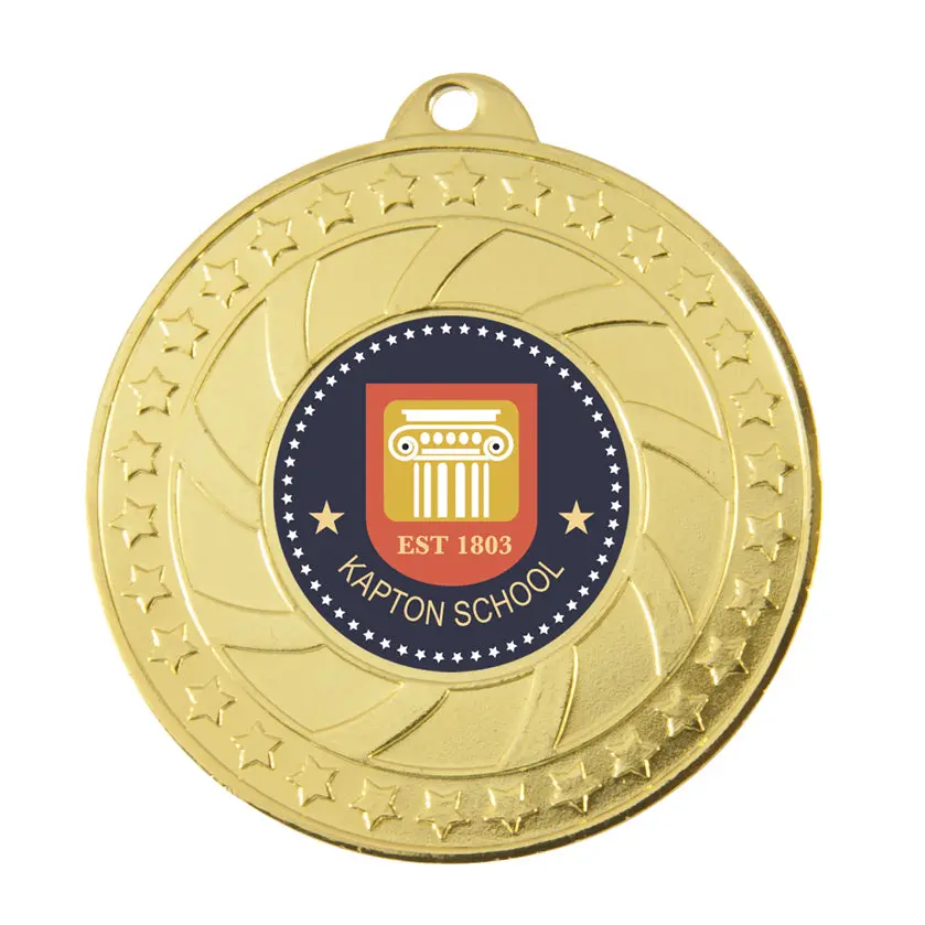Budget Medal With Patterned Design 1