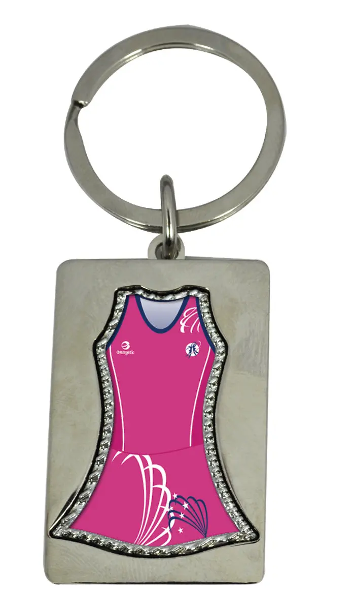 Netball Dress Keyring 1