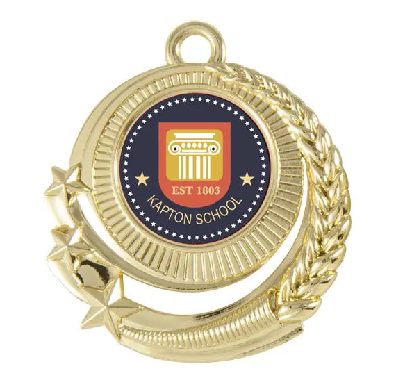 Budget Star Wreath Medal With Logo 1