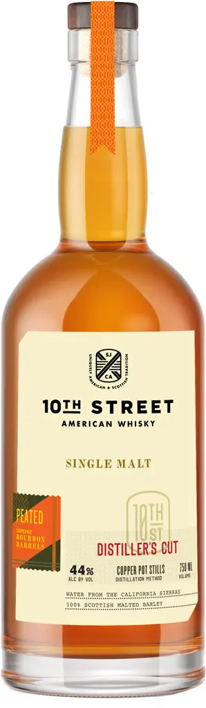10Th Street Distiller's Cut Peated American Single Malt Whisky 750Ml 1