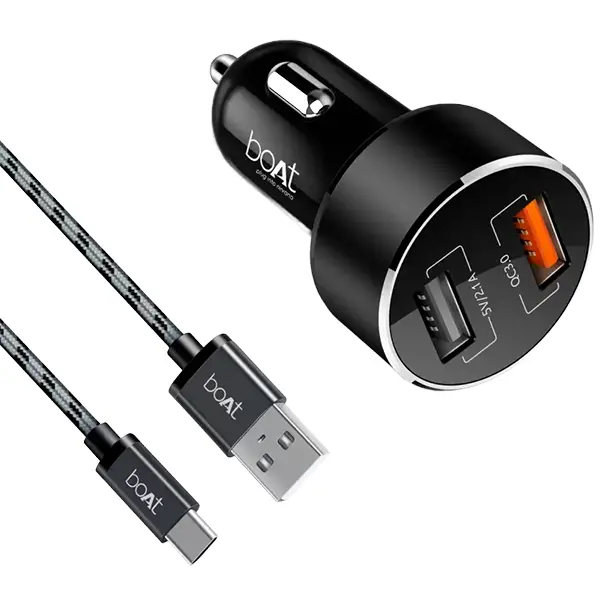 Boat Dual Port Rapid Car Charger 3.0 (Qualcomm Certified) 1
