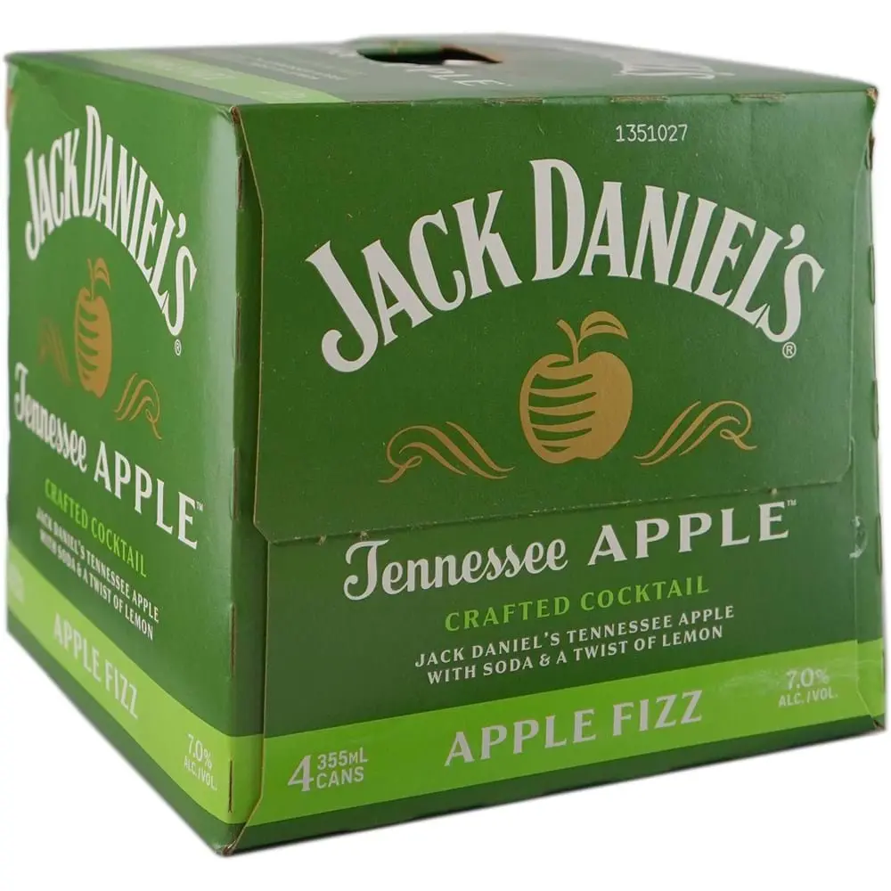 Jack Daniel's Apple Fizz Cocktail 4Pk Cans 1