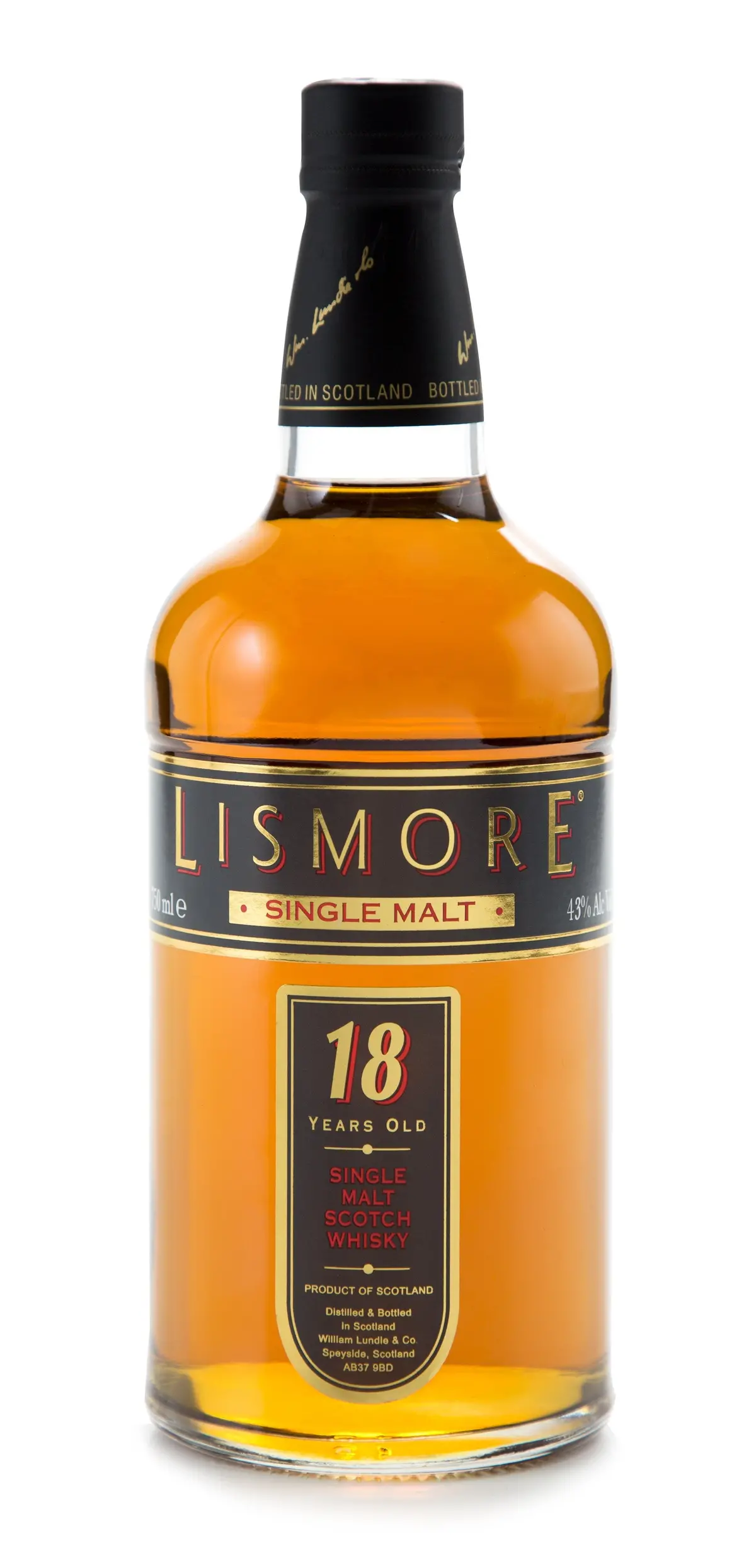 Lismore Single Malt Scotch Whiskey 18 Year Old 750Ml 1