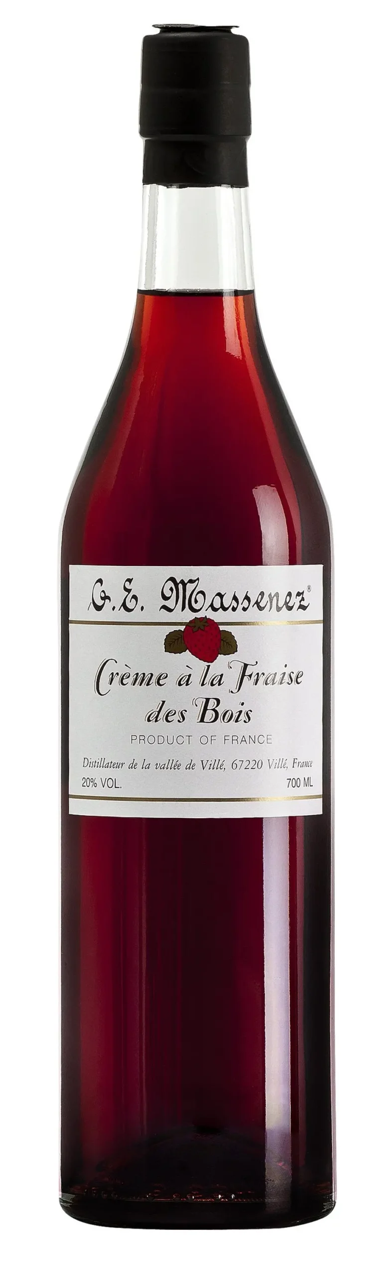 G.E. Massenez Creme A La Fraise Des Bois 750Ml 1