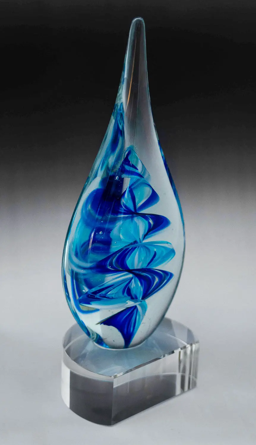 Art Glass Sculpture - Gemini 1