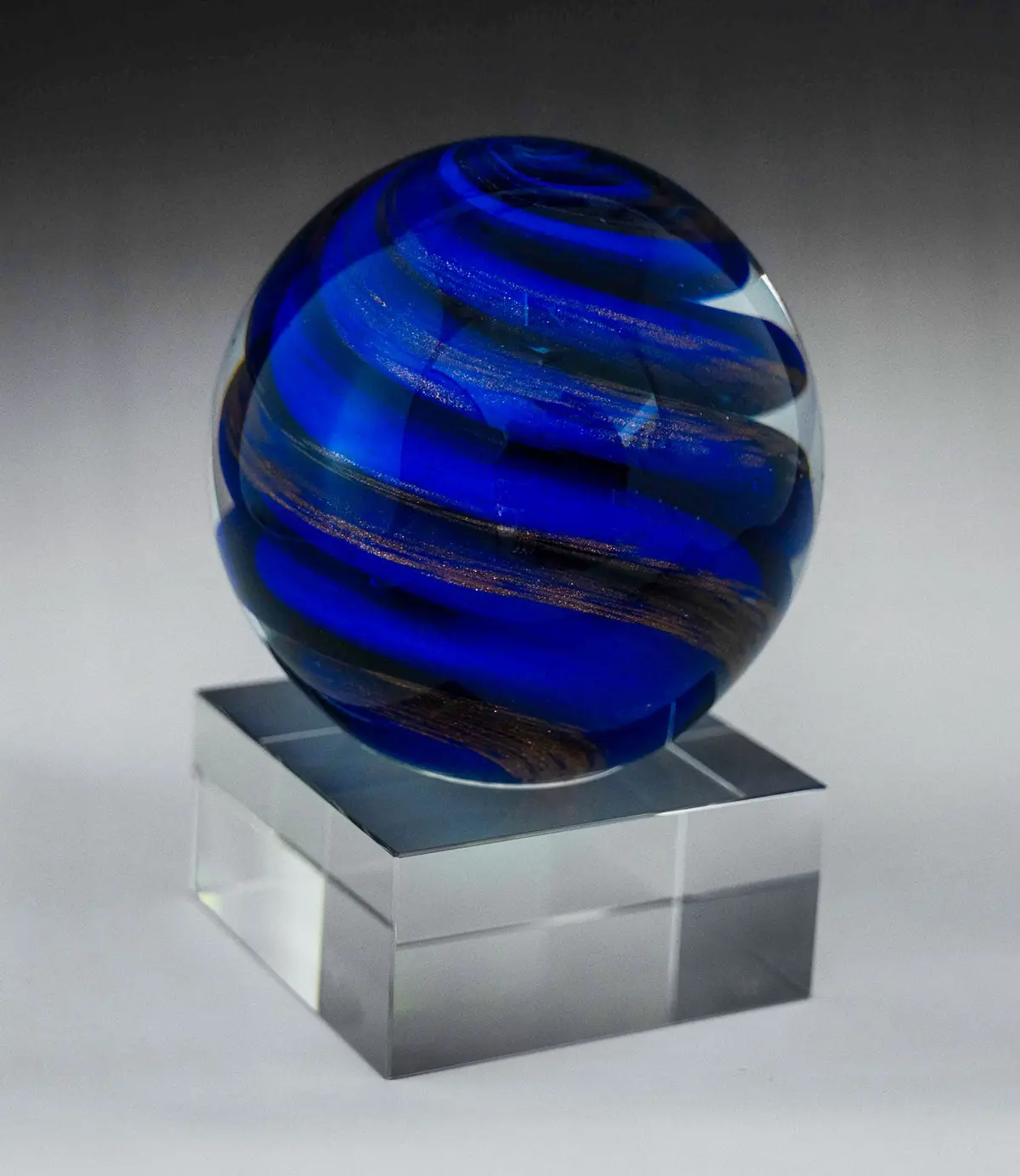 Art Glass Sculpture - Neptune 1