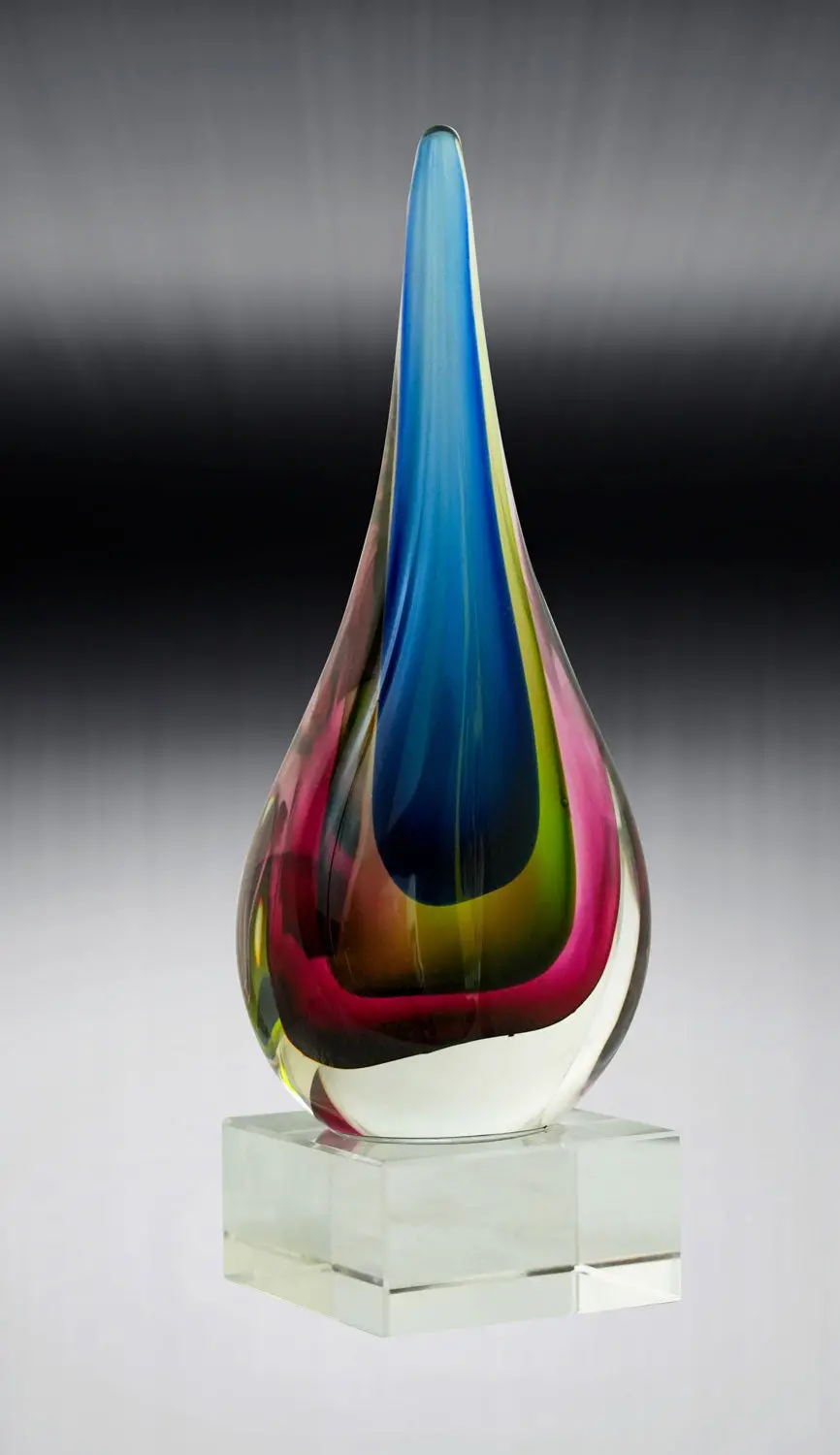 Art Glass Sculpture - Rainbow 1