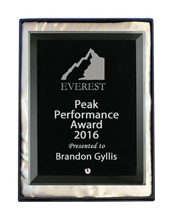 Laser Glass Plaque - Rectangle 1