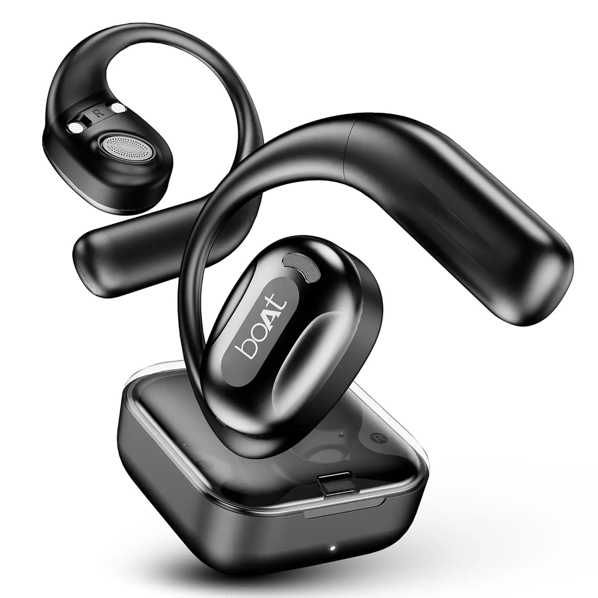 Boat Airdopes Progear | Wireless Earbuds With 100 Hours Playback, Quad Mics With Enx™ Tech, Air Conduction Tech (Perfect For Outdoor Sports) 1