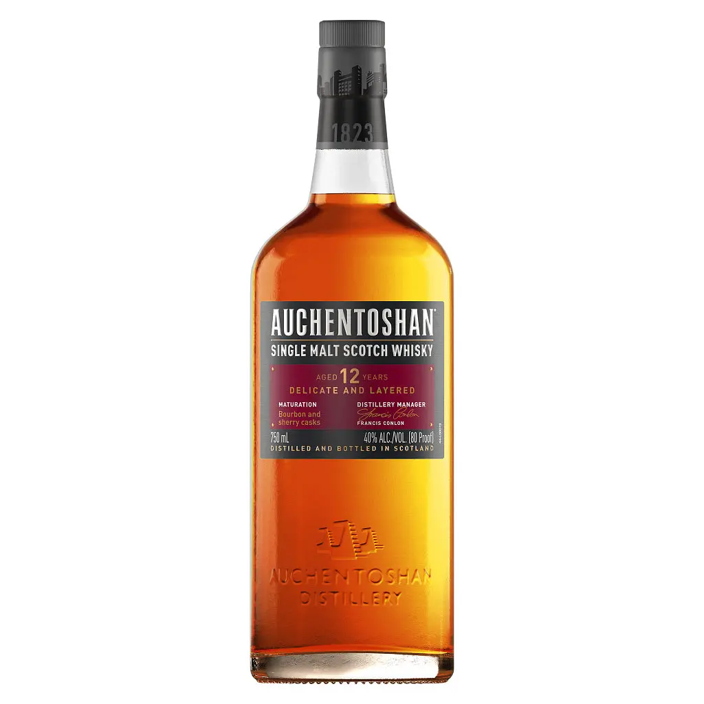 Auchentoshan 12 Year Old Single Malt Whisky 750Ml 1