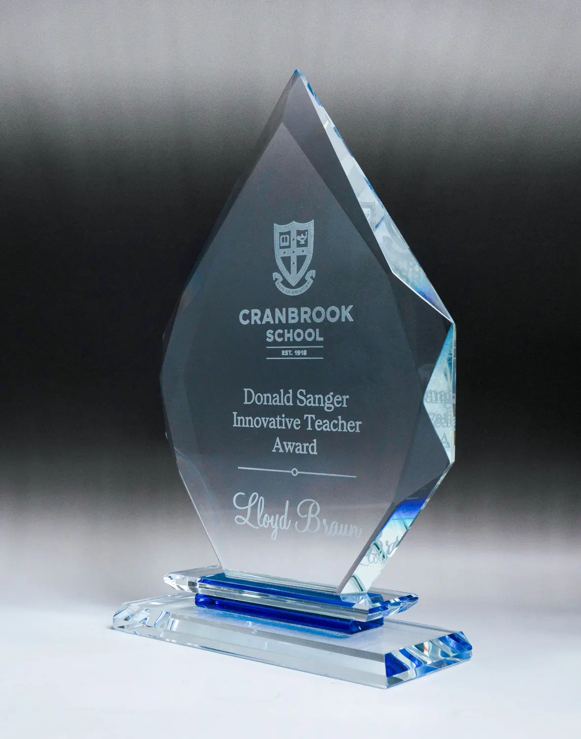 Aquamarine Glass - Arrowhead 1