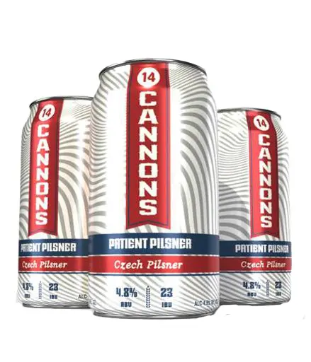 14 Cannons Patient Pilsner 4Pk 16Oz Cans 1