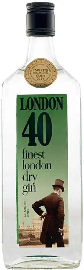 London 40 Dry Gin 750Ml 1