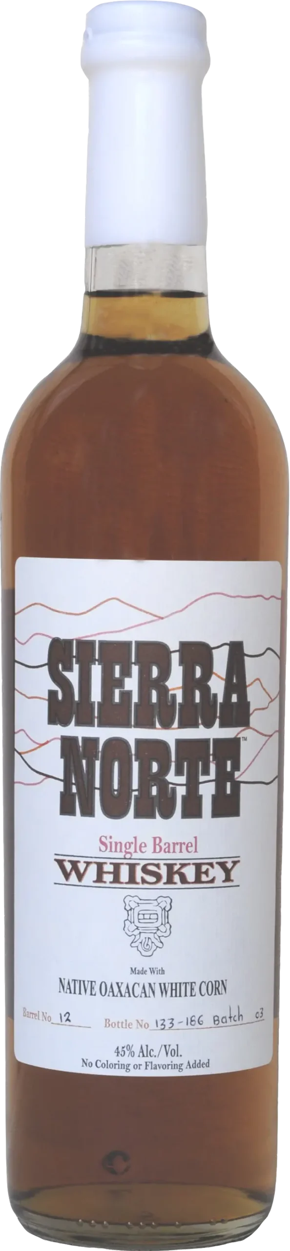 Sierra Norte Single Barrel White Corn Whiskey 750Ml 1