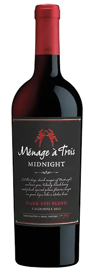 Menage A Trois Midnight Dark Red Blend 750Ml 1
