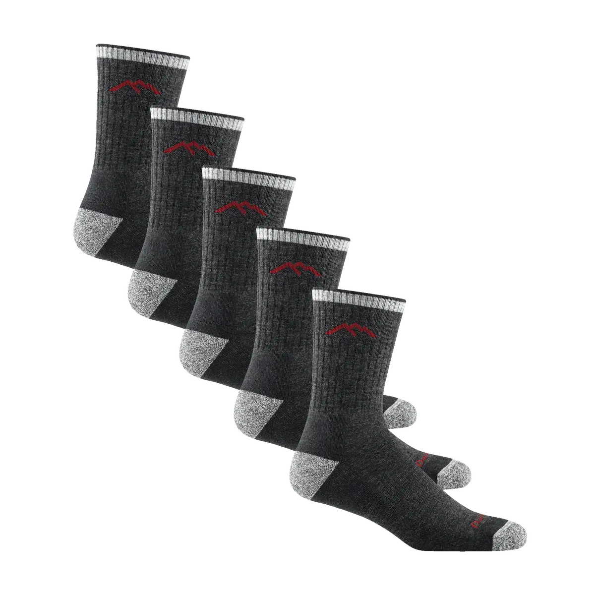 Men's Hiker Midweight Micro Crew 5-Pack 1