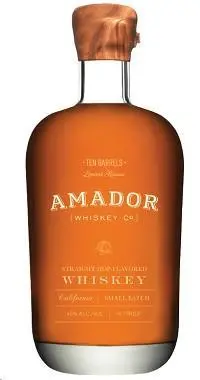 Amador Ten Barrels Hop Flavored Whiskey 750Ml 1