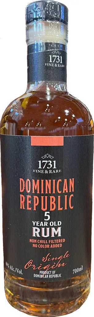 1731 Fine & Rare Dominican 5 Year Old Rum 700Ml 1