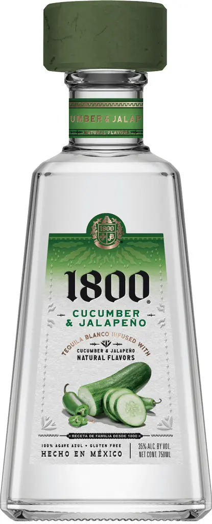 1800 Cucumber & Jalapeno Tequila 750Ml 1