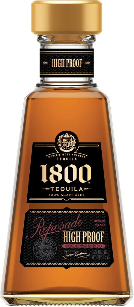 1800 Reposado 90 High Proof Tequila 375Ml 1