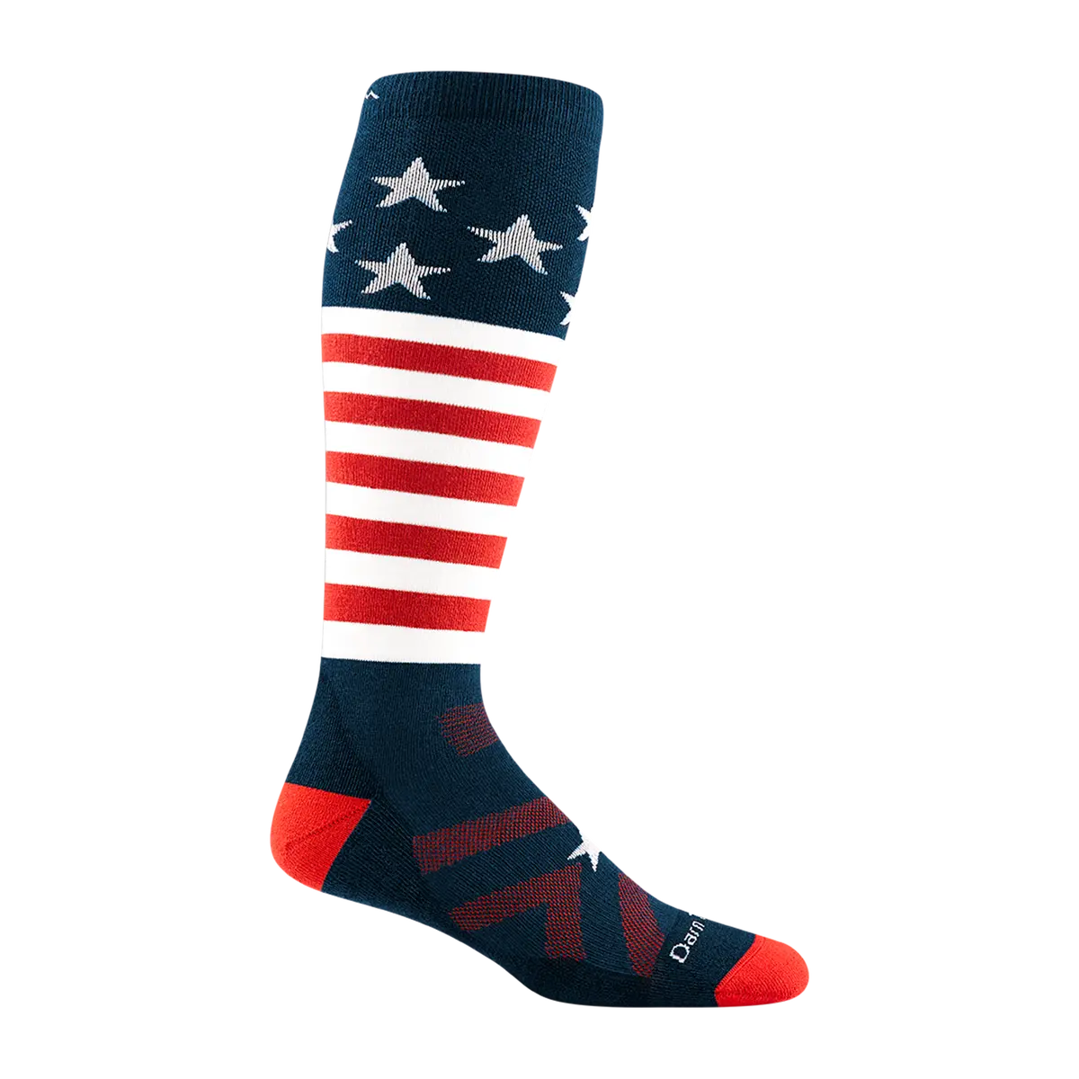 Men's Captain Stripe Over-The-Calf Midweight Ski & Snowboard Socks 1