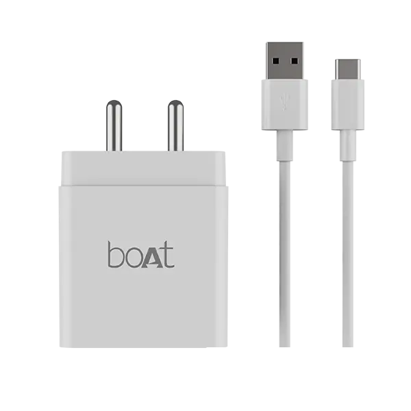 Boat 18W Dual Qc-Pd Charger With Type-C Cable 1