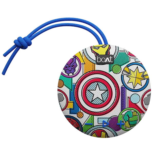 Boat Stone 190 Stark Fusion Marvel Edition | Portable Bluetooth Speaker With 5W Rms Sound, 4 Hours Playback, Bluetooth V5.0 1
