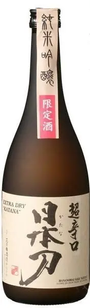 Hananomai Katana Junmai Ginjo Extra Dry Sake 720Ml 1