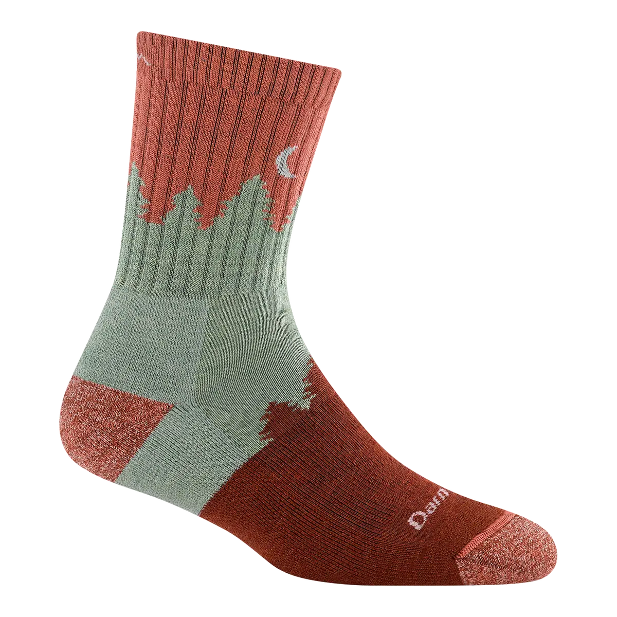 Women's Treeline Micro Crew Midweight Hiking Socks 1
