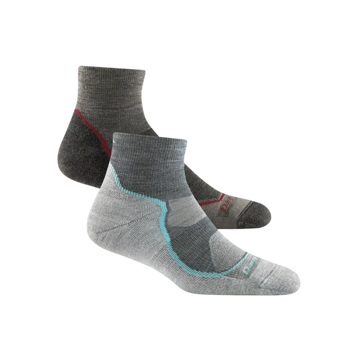 Men's And Women's Hiker 1/4 Sock 2-Pack 1