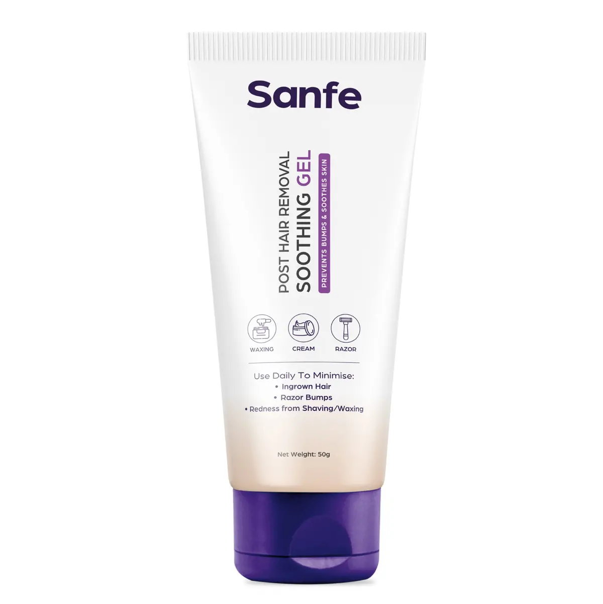 Sanfe Post Hair Removal Soothing Gel For Women - 50G 1