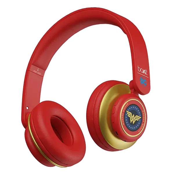 Boat Rockerz 450 Wonder Woman Dc Edition | Wireless Bluetooth Headphone With 40Mm Dynamic Drivers, Upto 15 Hours Playback, Adaptive Headband 1