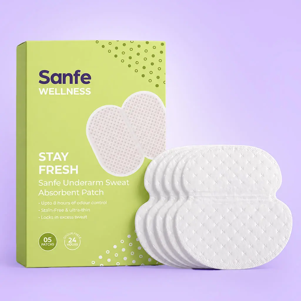 Sanfe Underarm Sweat Absorbent Patch - 5 Pairs 1