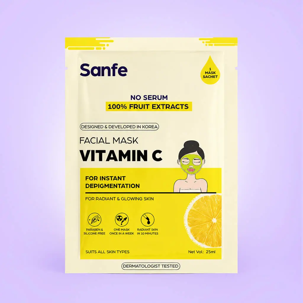 Sanfe Instant Depigmentation Vitamin C Facial Mask 1