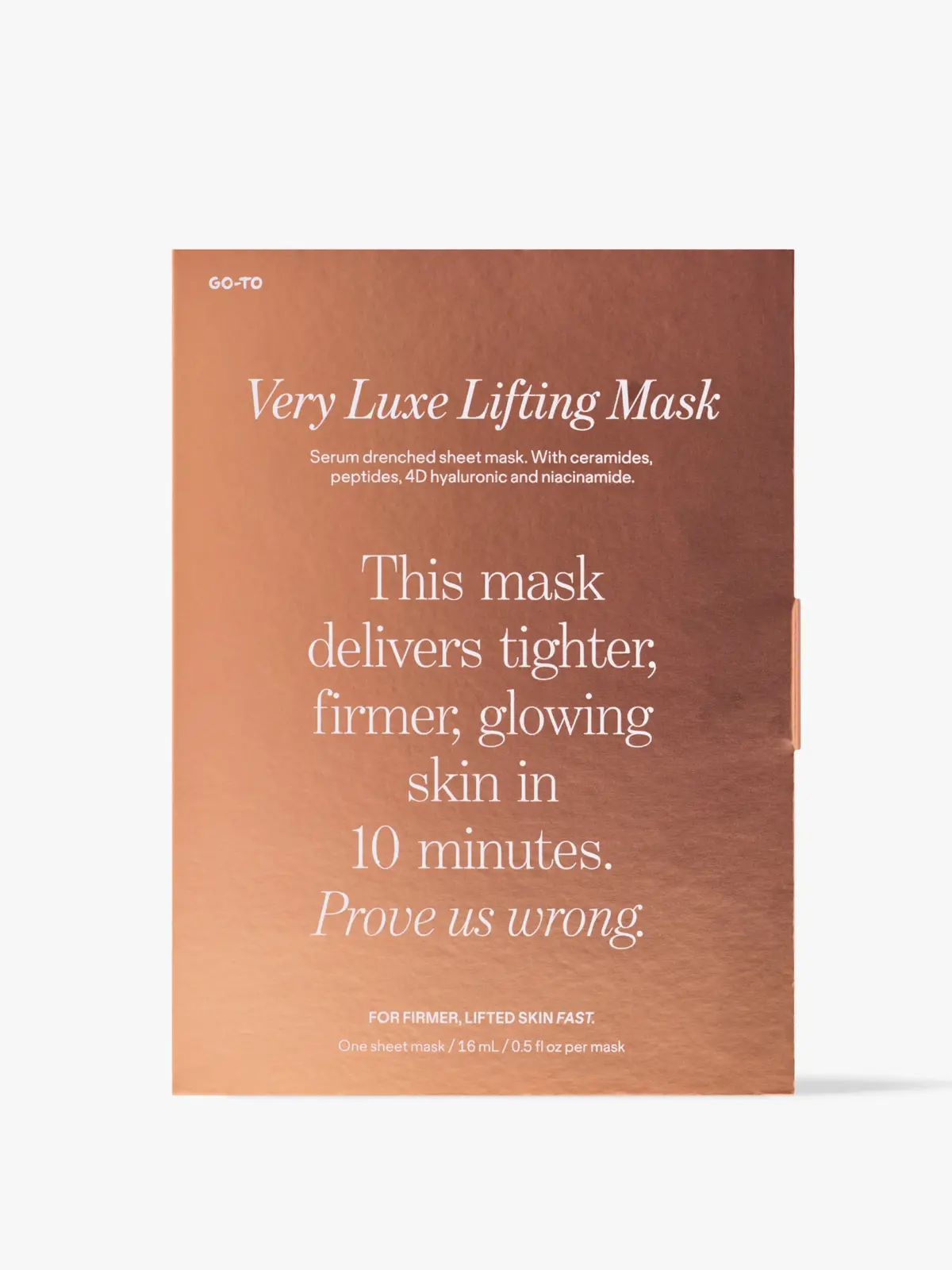Very Luxe Lifting Mask 1