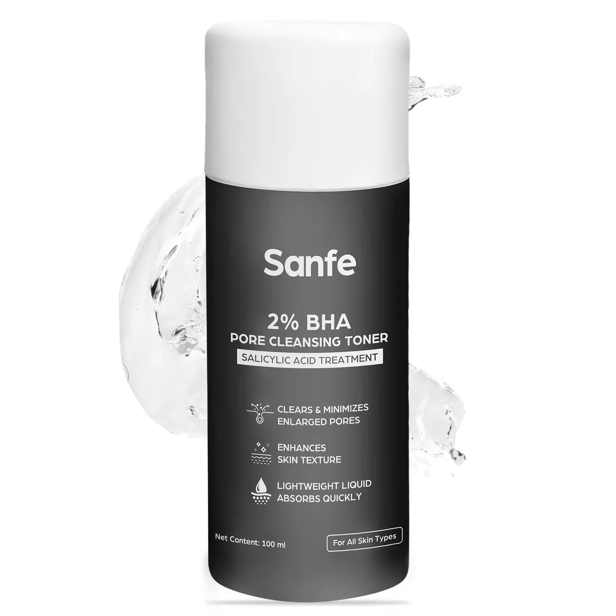 Sanfe 2% Bha Pore Cleansing Toner - 100Ml 1
