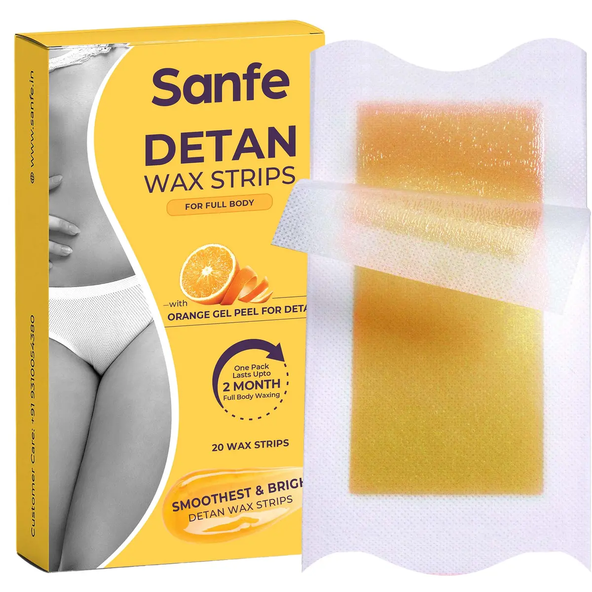 Sanfe Detan Wax Strips 1