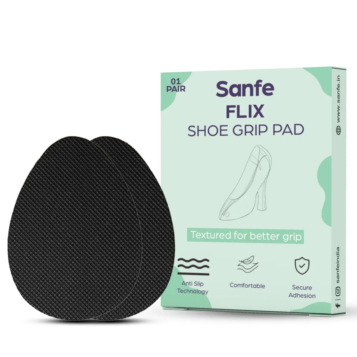 Sanfe Flix Shoe Grip Pad - 1 Pair 1