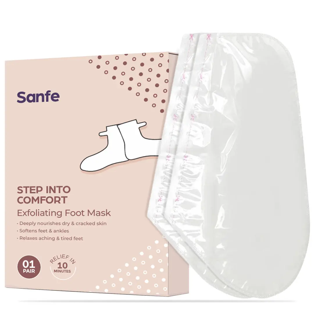 Sanfe Exfoliating Foot Mask - 1 Pair 1