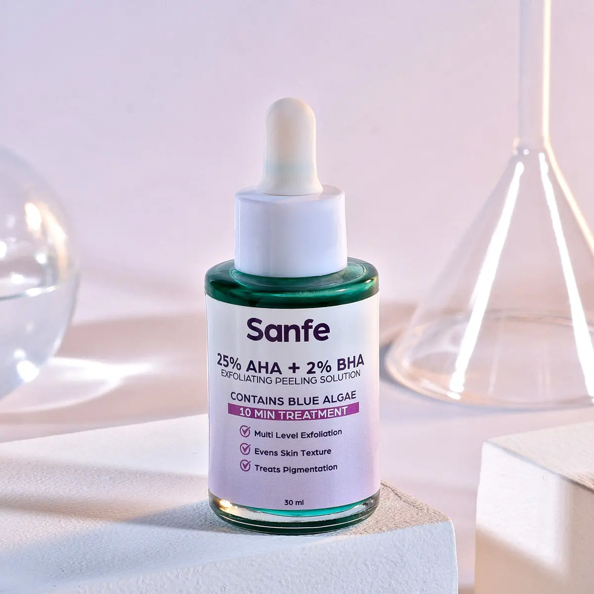 Sanfe 25% Aha +2%Bha Exfoliating Peeling Solution - 30Ml 1