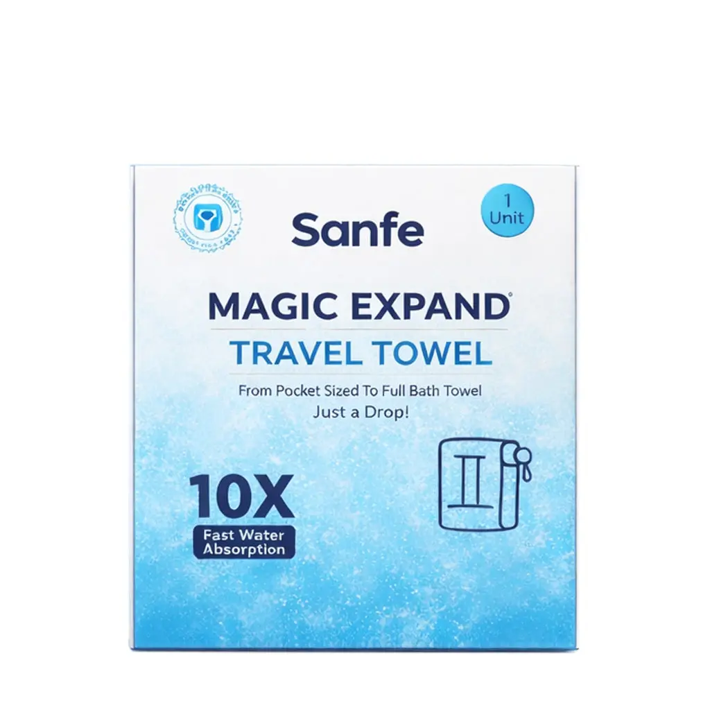 Sanfe Magic Expand Travel Towel 1