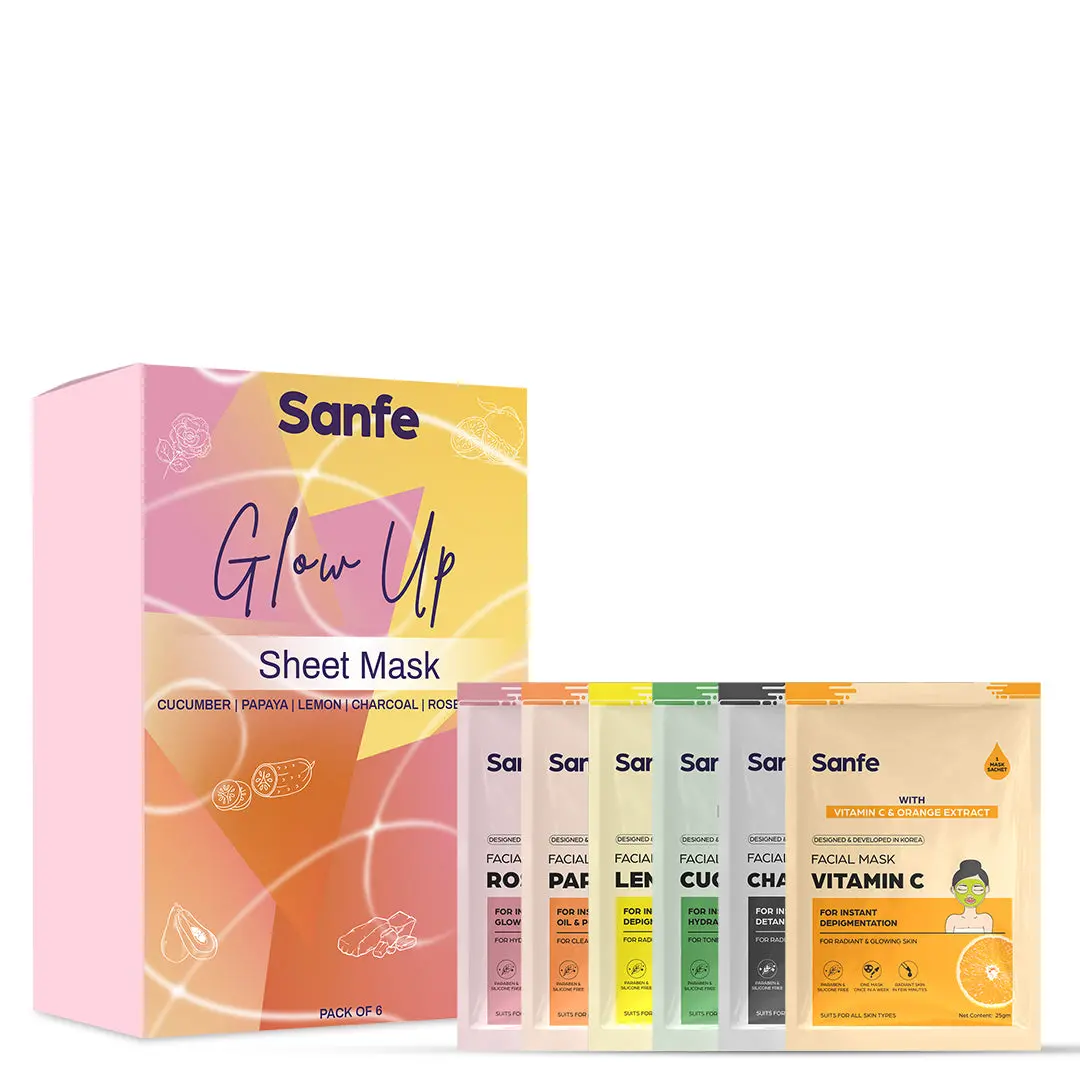 Sanfe Glow Up Sheet Mask 1