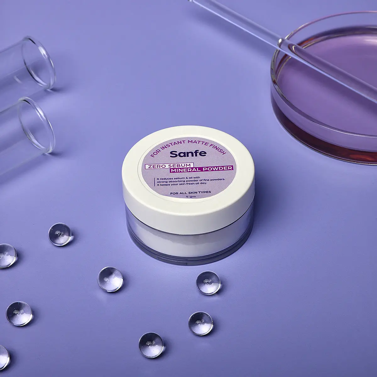 Sanfe No Sebum Mineral Powder For All Skin Types, 10Gm 1