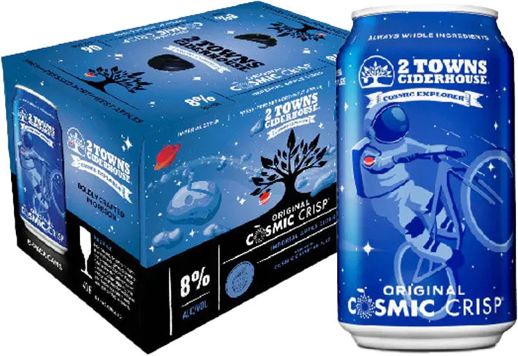2 Towns Cosmic Crisp Apple 6Pk Can 1