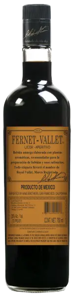 Vallet Fernet Apertivo 750Ml 1