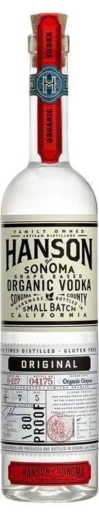 Hanson Organic Vodka 750Ml 1