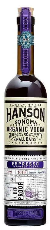 Hanson Organic Espresso Vodka 750Ml 1